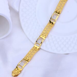 22k gold stylish lucky for men