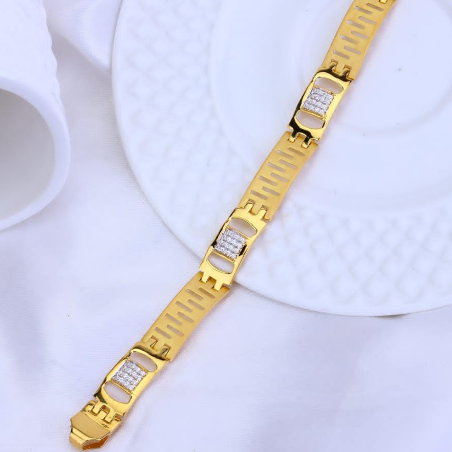 22k gold stylish lucky for men