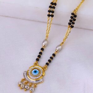22KT Gold CZ Kidiya Ser Mangalsutra MS-767