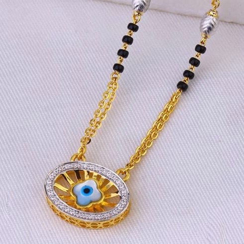 916 Gold Evil Eye Mangalsutra MS-764
