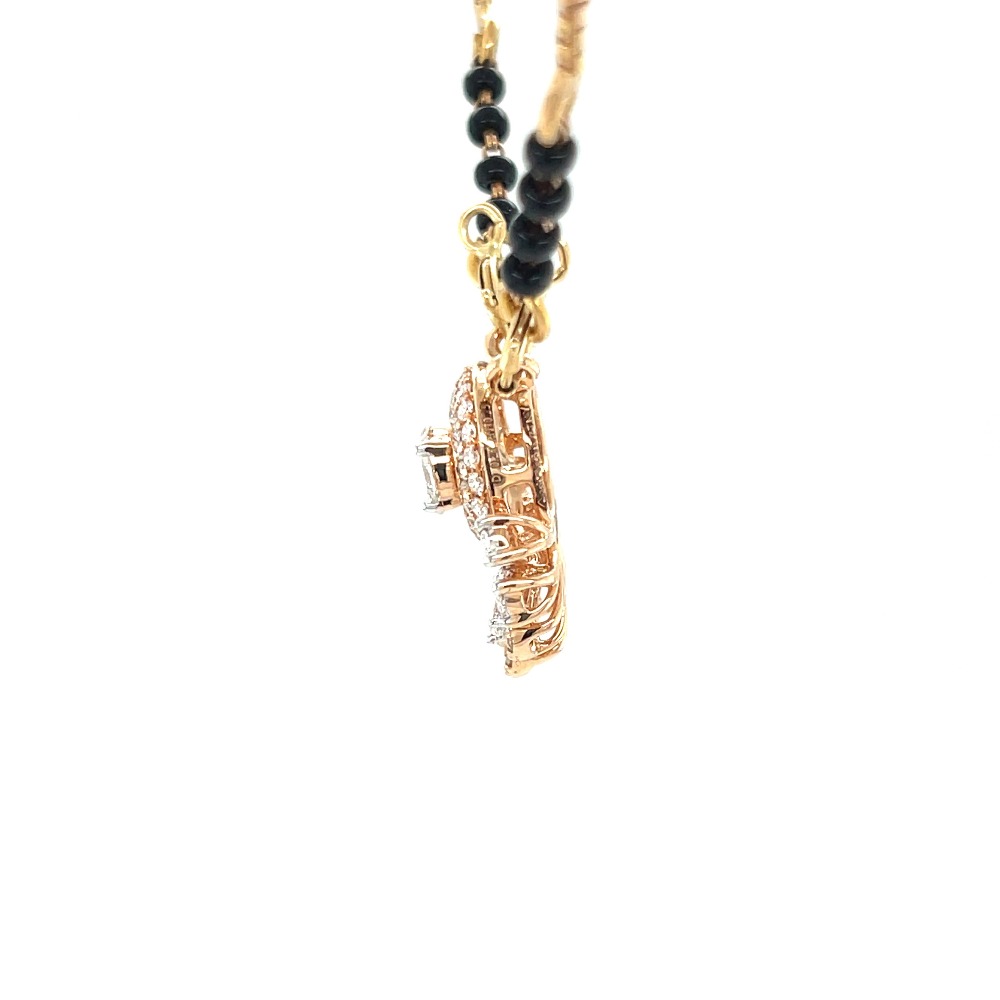 Exquisite Diamond Tanmaniya Mangalsutra Pendant: A Beacon of Elegance