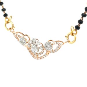 Enchanting Diamond Tanmaniya Mangalsutra Pendant A Timeless Treasure