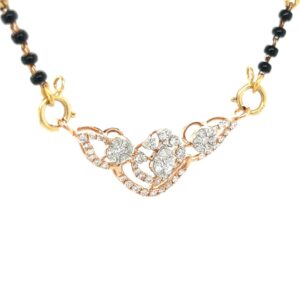 Enchanting Diamond Tanmaniya Mangalsutra Pendant A Timeless Treasure