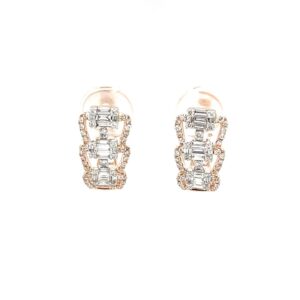 Baguette Diamond Hoop Earrings A Modern and Glamorous Twist