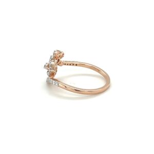 Heart of Love 14k Rose Gold Diamond Ring