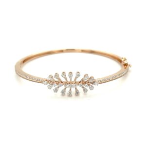 Everyday Wear Delicate Diamond Bracelet with Pear Cut