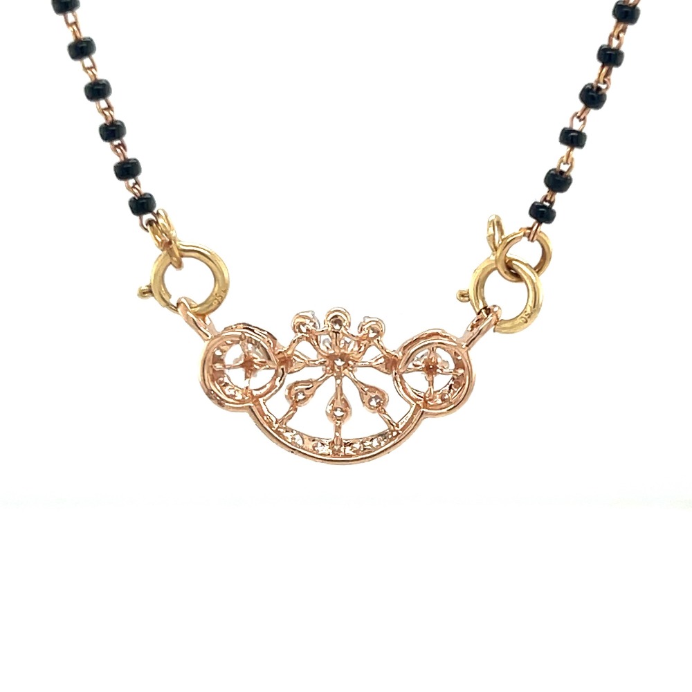 Insuvaiyudaiya Diamond Mangalsutra Tanmaniya Pendant in 0.31 Carat
