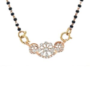 Insuvaiyudaiya Diamond Mangalsutra Tanmaniya Pendant in 0.31 Carat