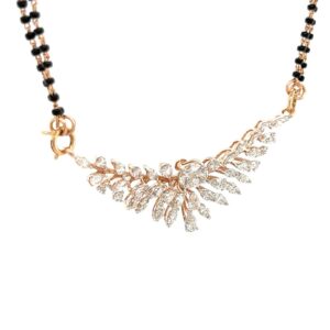 Sundaravagide Marquise Princess Diamond Tanmaniya Mangalsutra Pendant