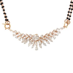 Sundaravagide Marquise Princess Diamond Tanmaniya Mangalsutra Pendant