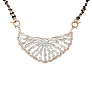 Diamond Tanmaniya Pendant with Pear Cut & Round Diamonds