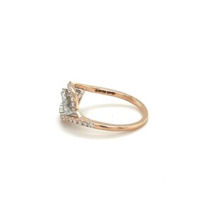 Malabar Diamond Ring with Pear Cut Diamonds