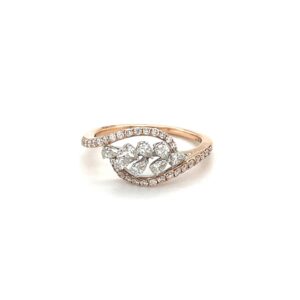 Malabar Diamond Ring with Pear Cut Diamonds