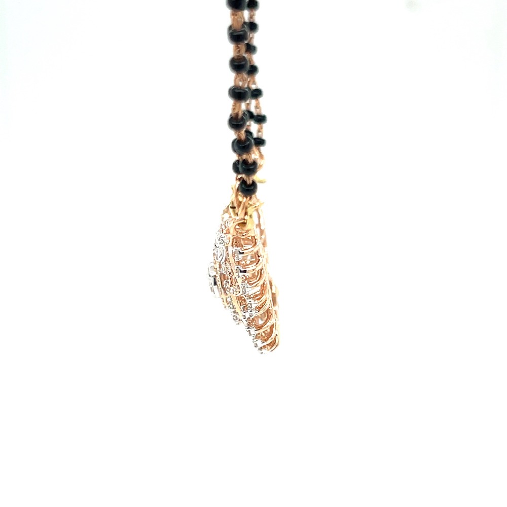 Royale Collection Diamond Mangalsutra Pendant in 18k Rose Gold