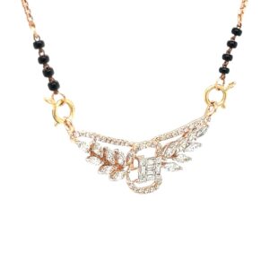Pooja Diamond Mangalsutra Tanmaniya Pendant by Royale Diamonds