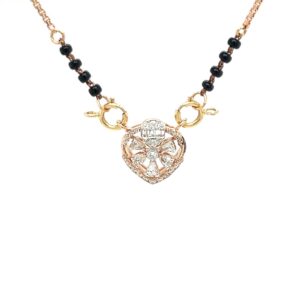 Daily Wear Delicate Mangalsutra Tanmaniya Pendant by Royale Diamonds