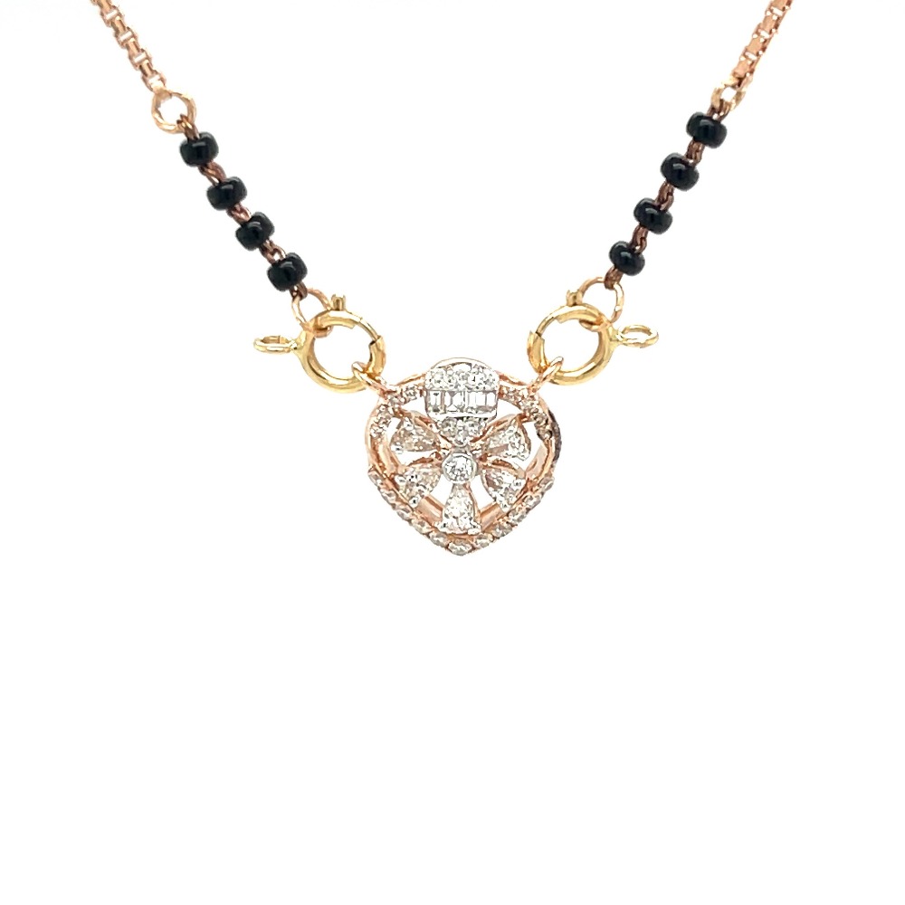Daily Wear Delicate Mangalsutra Tanmaniya Pendant by Royale Diamonds