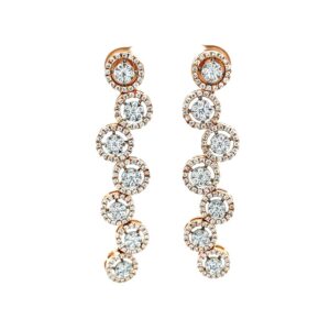 Aroha Diamond Chandelier Earrings by Royale Diamonds