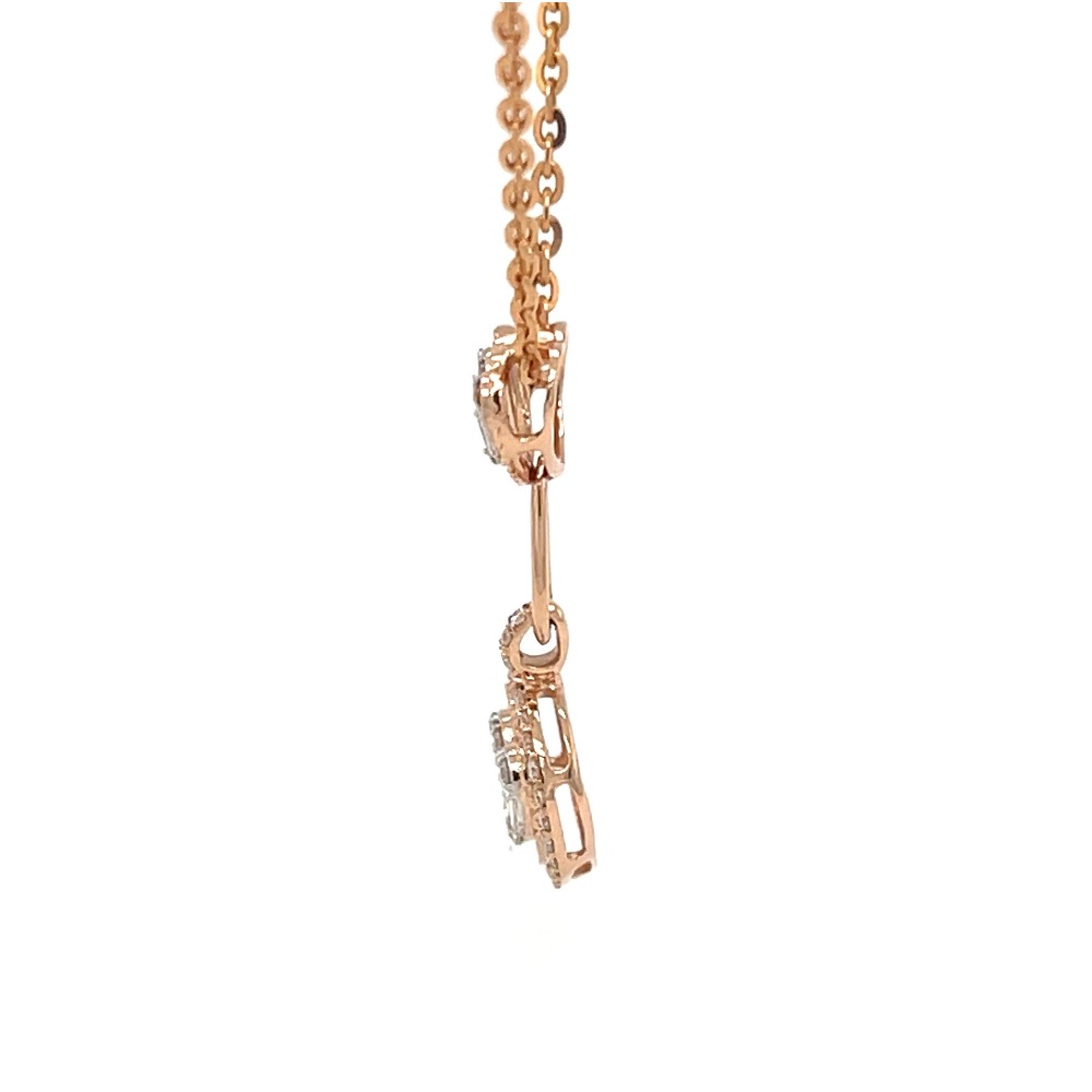 Valentine Heart Pendant in Diamonds by Royale Diamonds