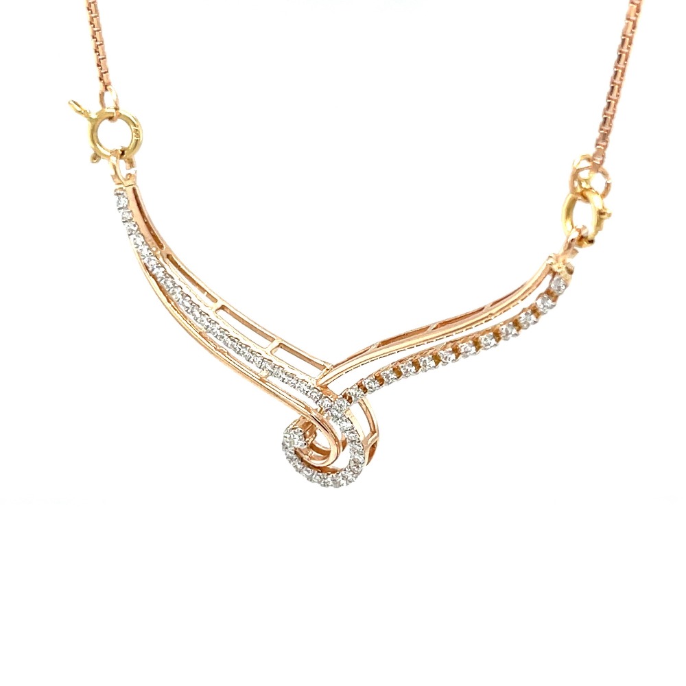 Linear Diamond Tanmaniya Mangalsutra Pendant
