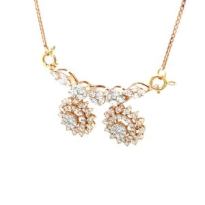 Fancy Vati Tanmaniya Mangalsutra Pendant in Diamond