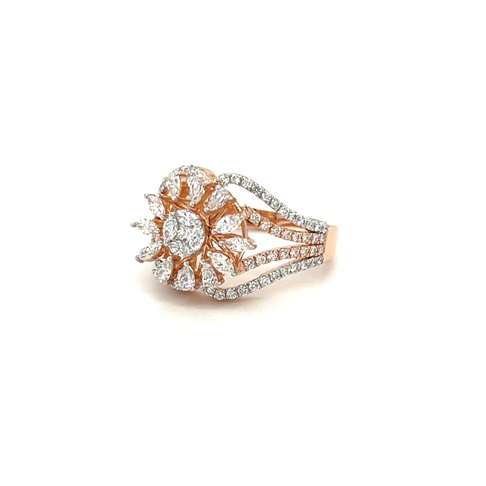 Scarlet Diamond Cocktail Ring