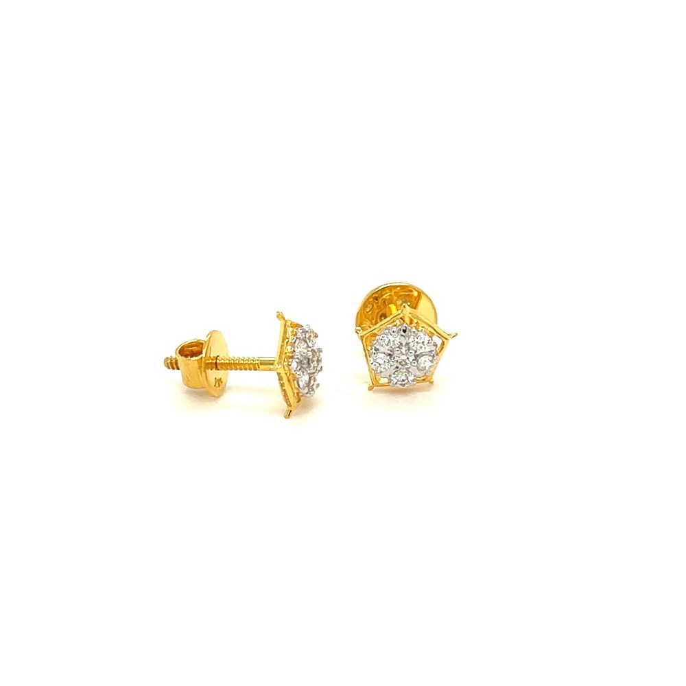 Jovial Diamond Stud Earrings by Royale Diamonds