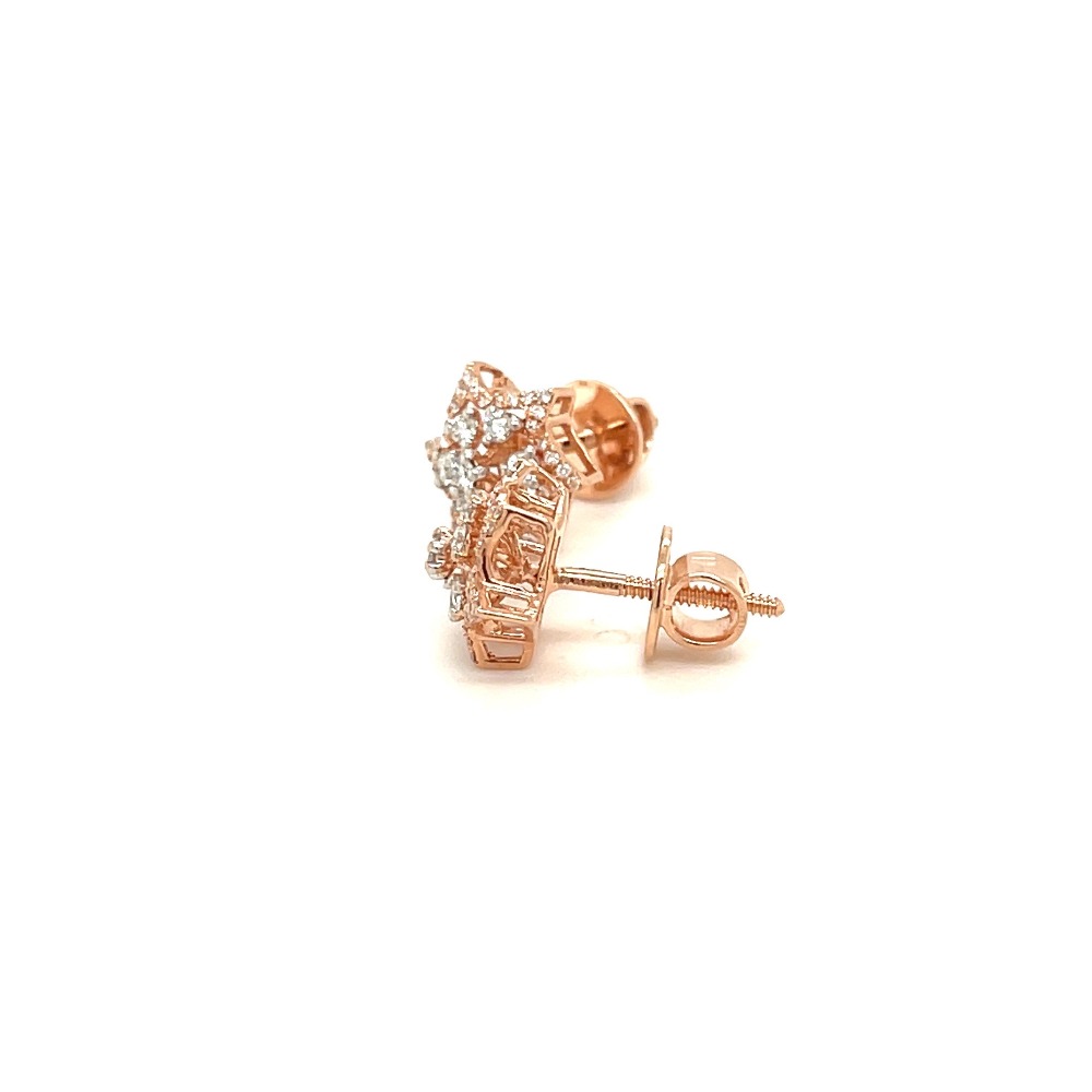 Circlet diamond studs earring by royale diamonds