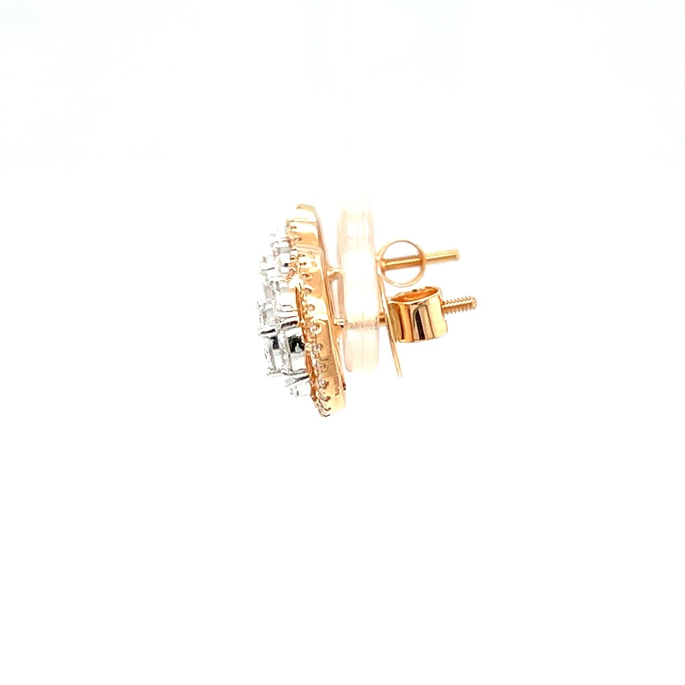 Royale Diamonds Studs in Rose Gold