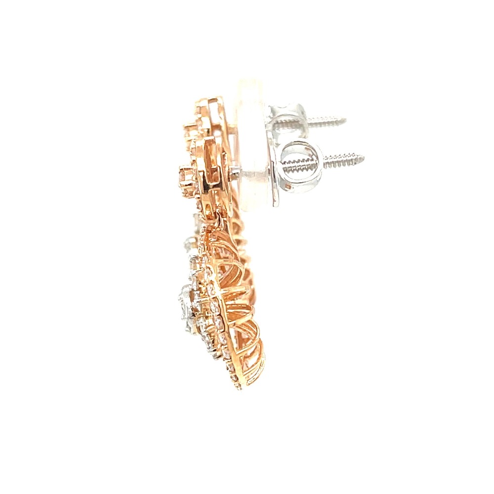 Dangling Royale Diamonds Earring in Best Quality Diamonds