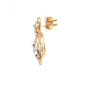 Tear Drop Royale Diamond Earrings