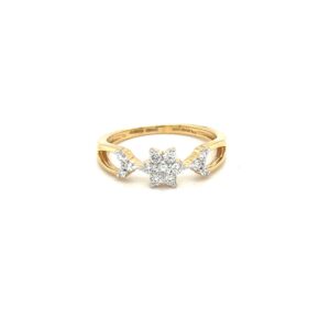 Royale Floral Diamond Ring for Everyday Wear