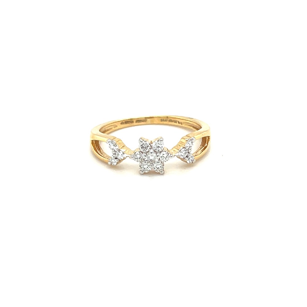 Royale Floral Diamond Ring for Everyday Wear