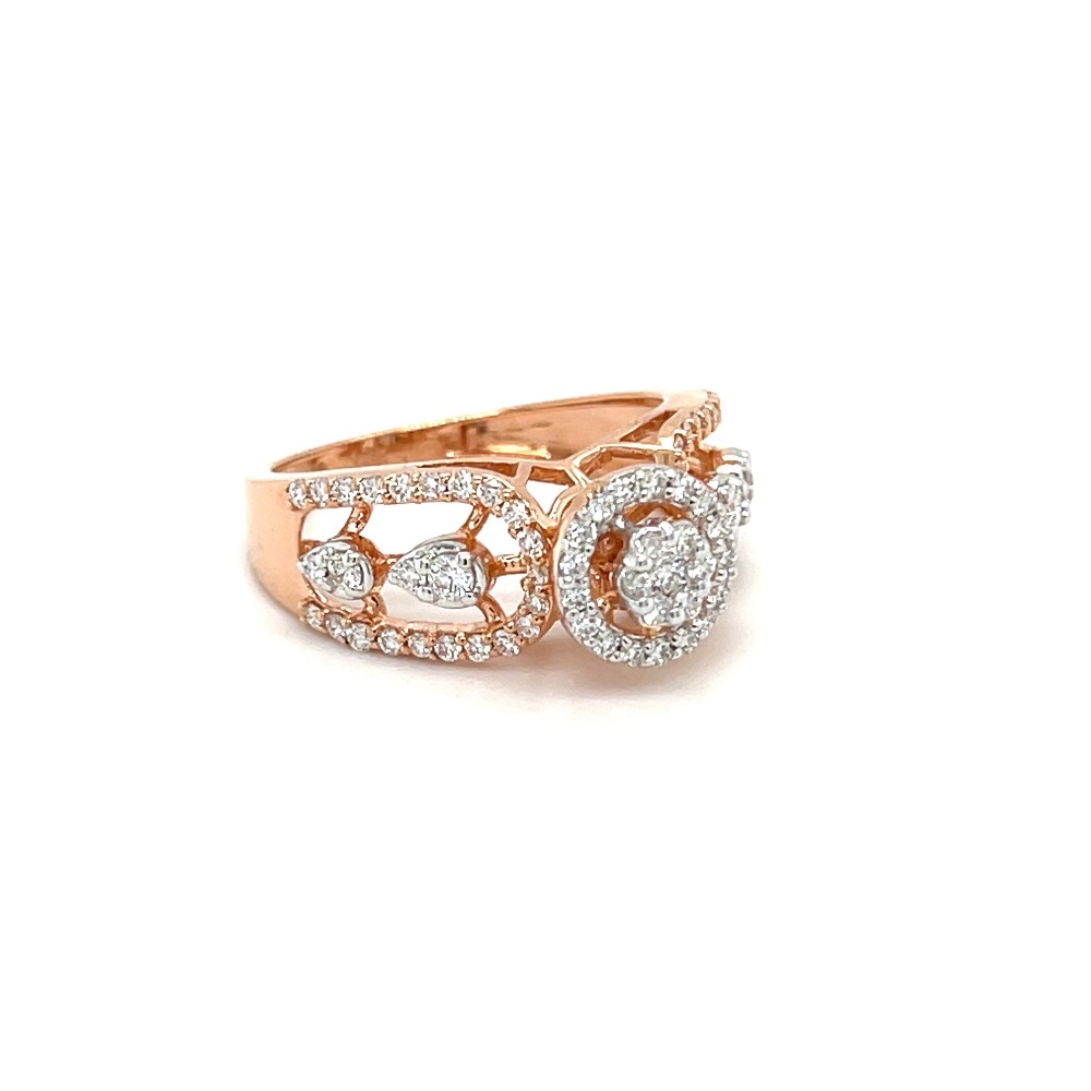 Daisy Engagement Diamond Ring For Women
