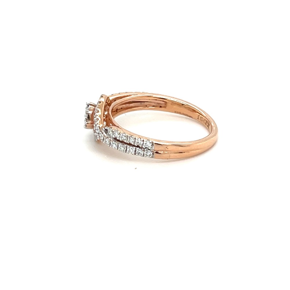 Pressure Setting Diamond Ring for Everyday Wear