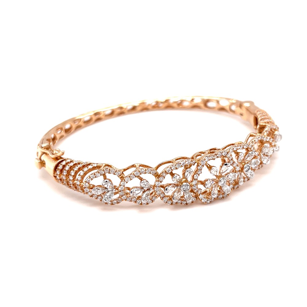 Einzigartig diamond bracelet with pear shape diamonds - Image 2