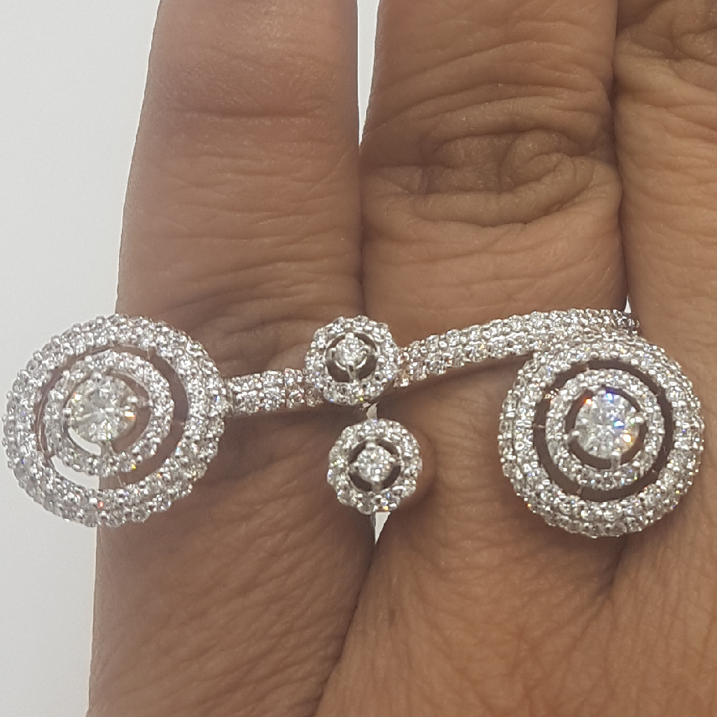 Aroha Creative Diamond Simulants Ring JSJ0270