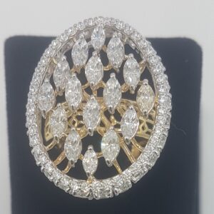 Aroha Creative Diamond Simulants Ring JSJ0268