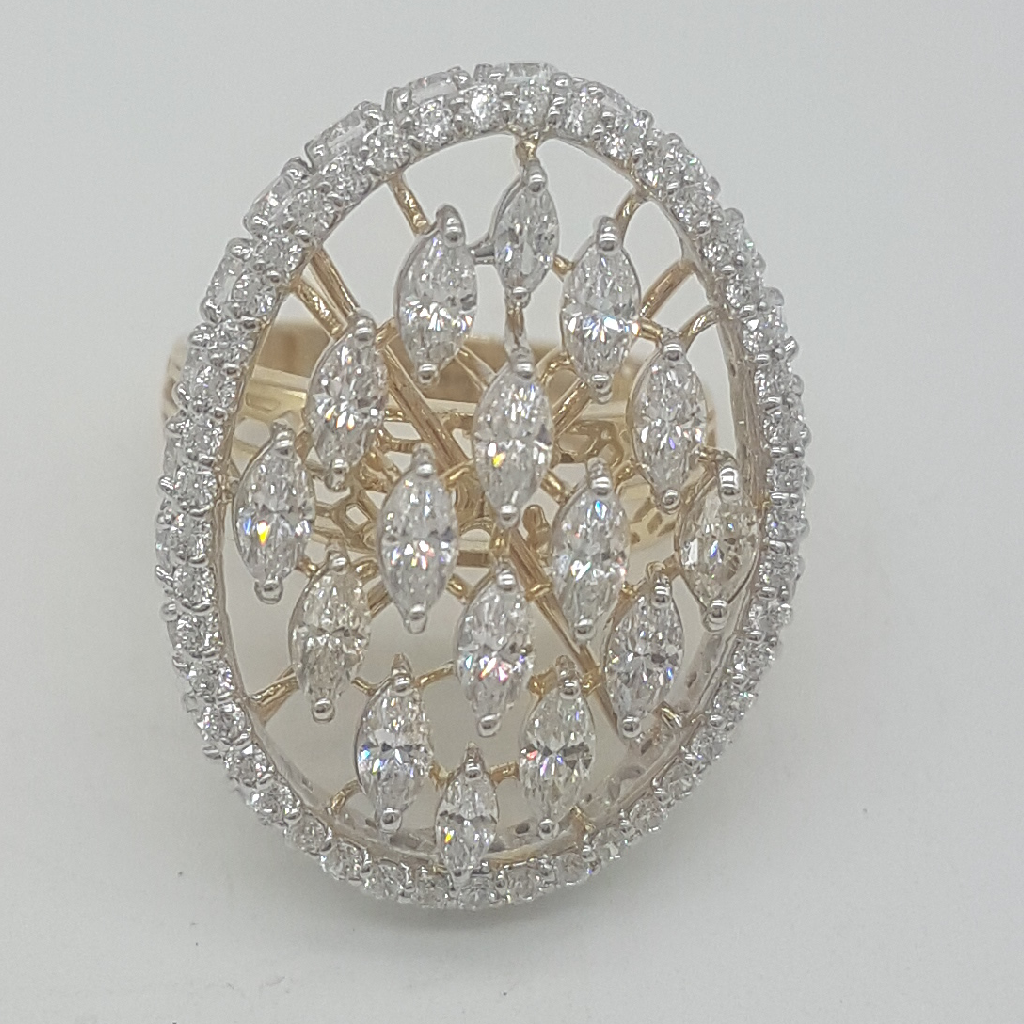 Aroha Creative Diamond Simulants Ring JSJ0268