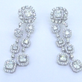 Aroha Creative Diamond Simulants Earhangings JSJ0259