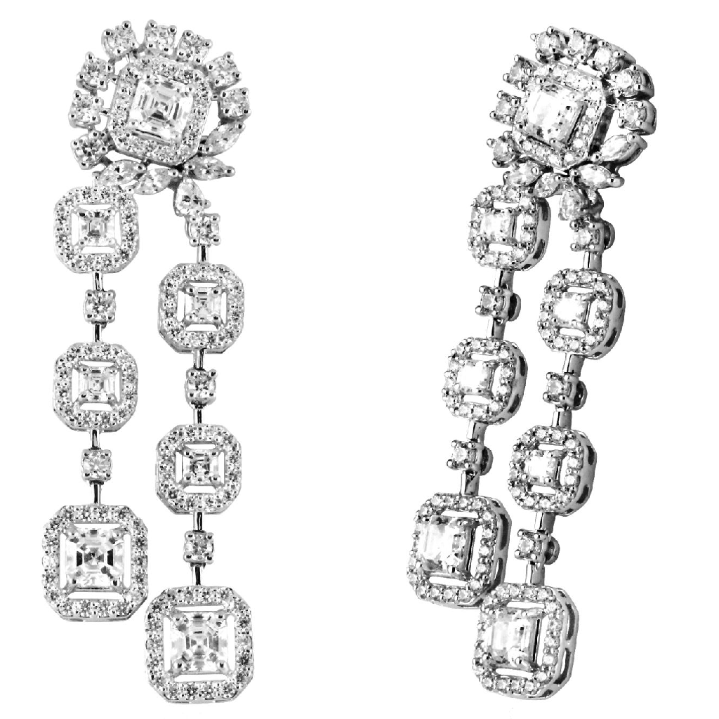 Aroha Creative Diamond Simulants Earhangings JSJ0259