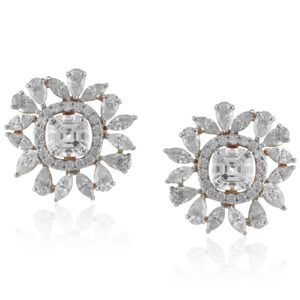 Aroha Creative Diamond Simulants EarTops JSJ0257