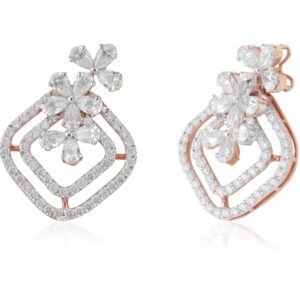 Aroha Creative Diamond Simulants EarTops JSJ0254