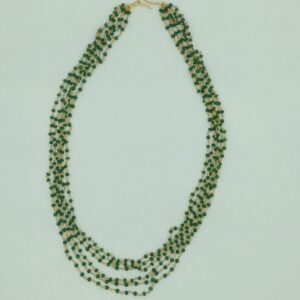 Green Beeds 6 Line Taar Mala JSS0177