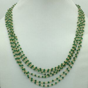 Green Beeds 6 Line Taar Mala JSS0177