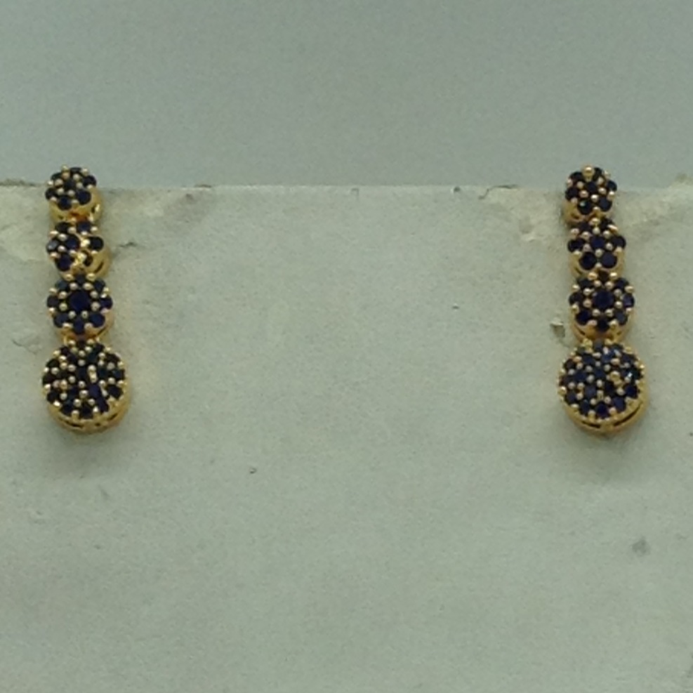 Blue CZ Necklace Set JNC0213