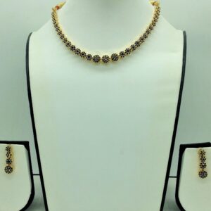 Blue CZ Necklace Set JNC0213