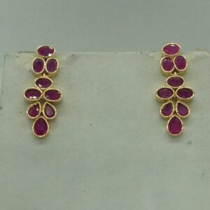 Red Cz and Necklace Set JNC0202
