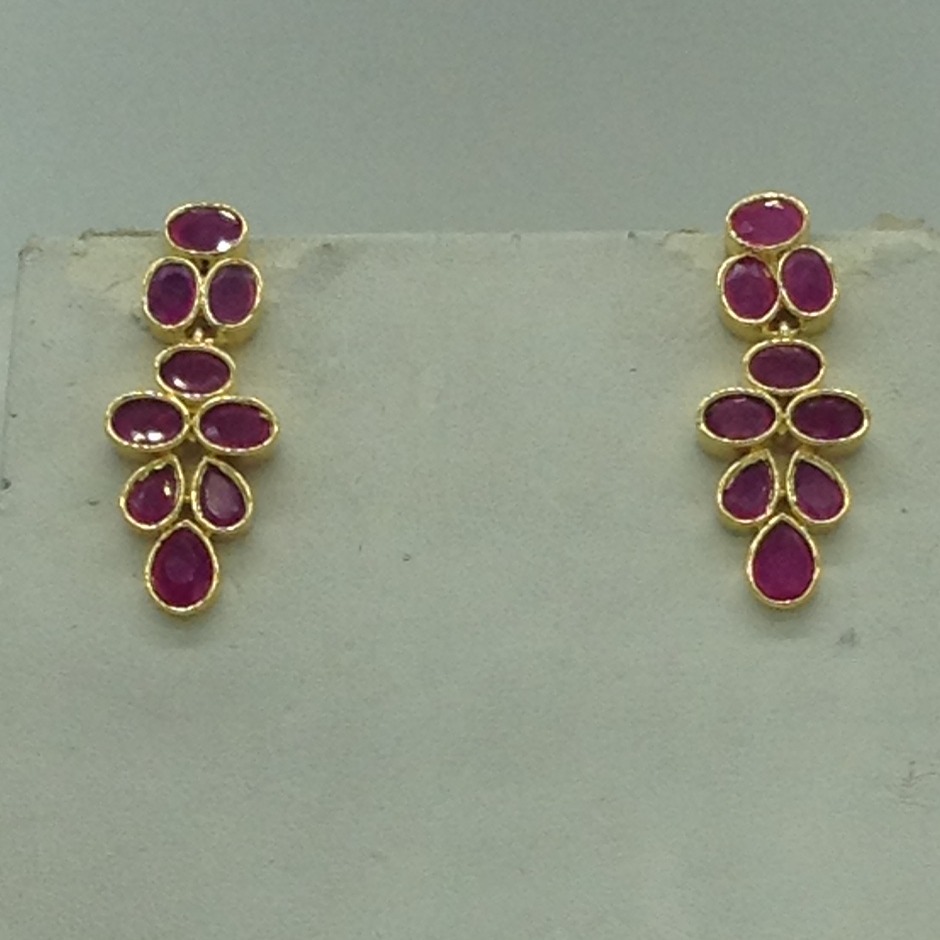 Red Cz and Necklace Set JNC0202