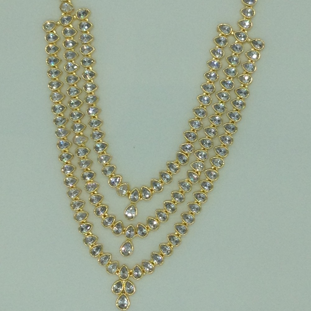 White CZ Necklace Set JNC0201